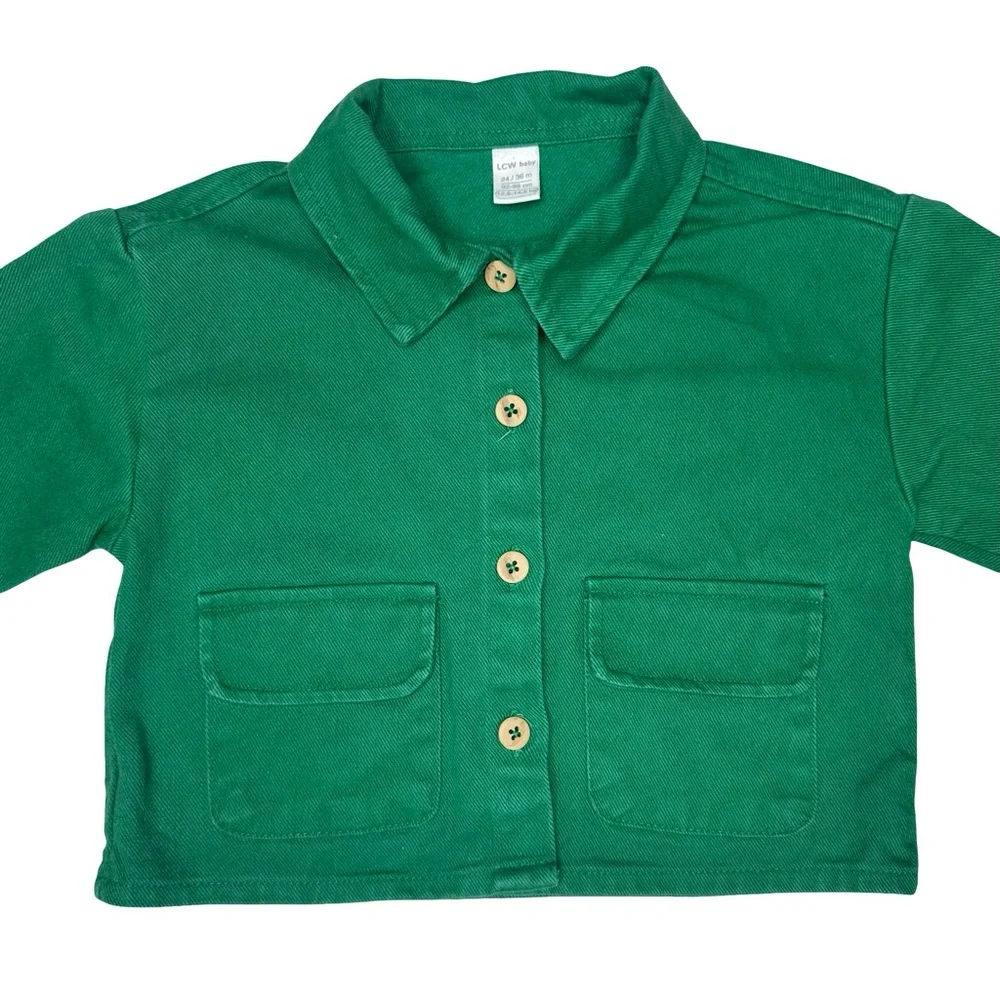LCW Baby Denim‎ Skort And Jacket Set